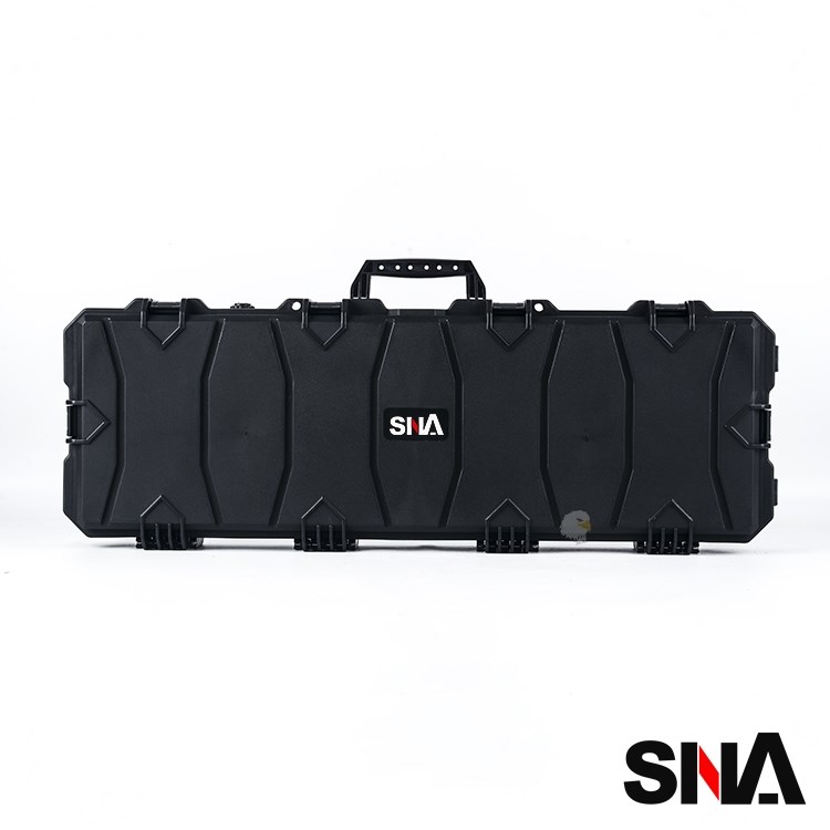 SNA 戰武102公分槍箱帶輪 拖式箱防水防塵 壓力釋放閥SNA-W0139BK 硬殼高防撞耐用工具箱戰術槍盒耐撞攜行箱滾輪槍箱長槍盒收納盒高密度