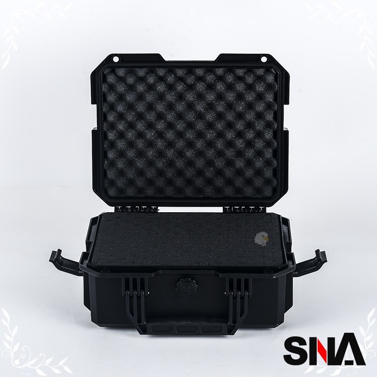 SNA 戰武35公分槍箱 手槍箱 壓力釋放閥SNA-W0613BK 硬殼高防撞耐用工具箱戰術槍盒耐撞攜行槍箱短槍盒收納盒高密度