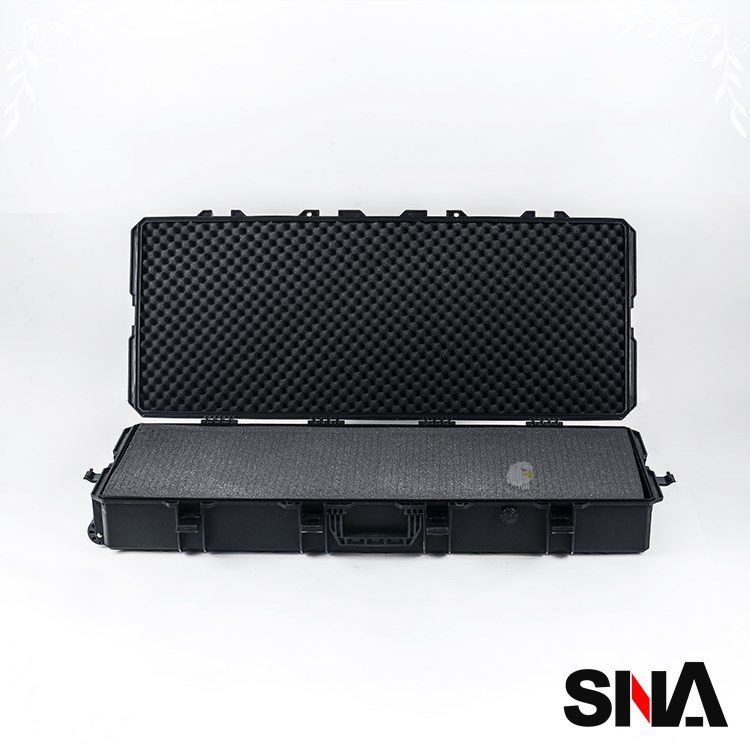 SNA 戰武122公分帶輪槍箱 拖式箱 壓力釋放閥SNA-W1547BK 硬殼高防撞耐用工具箱戰術槍盒耐撞攜行槍箱短槍盒收納盒高密度