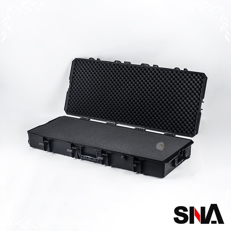 SNA 戰武122公分帶輪槍箱 拖式箱 壓力釋放閥SNA-W1547BK 硬殼高防撞耐用工具箱戰術槍盒耐撞攜行槍箱短槍盒收納盒高密度
