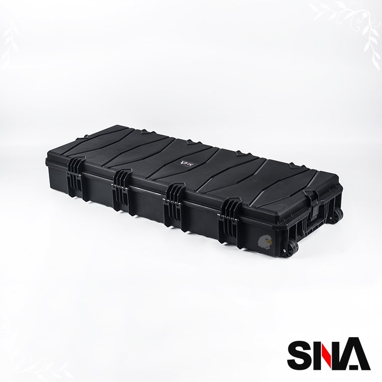 SNA 戰武122公分帶輪槍箱 拖式箱 壓力釋放閥SNA-W1547BK 硬殼高防撞耐用工具箱戰術槍盒耐撞攜行槍箱短槍盒收納盒高密度