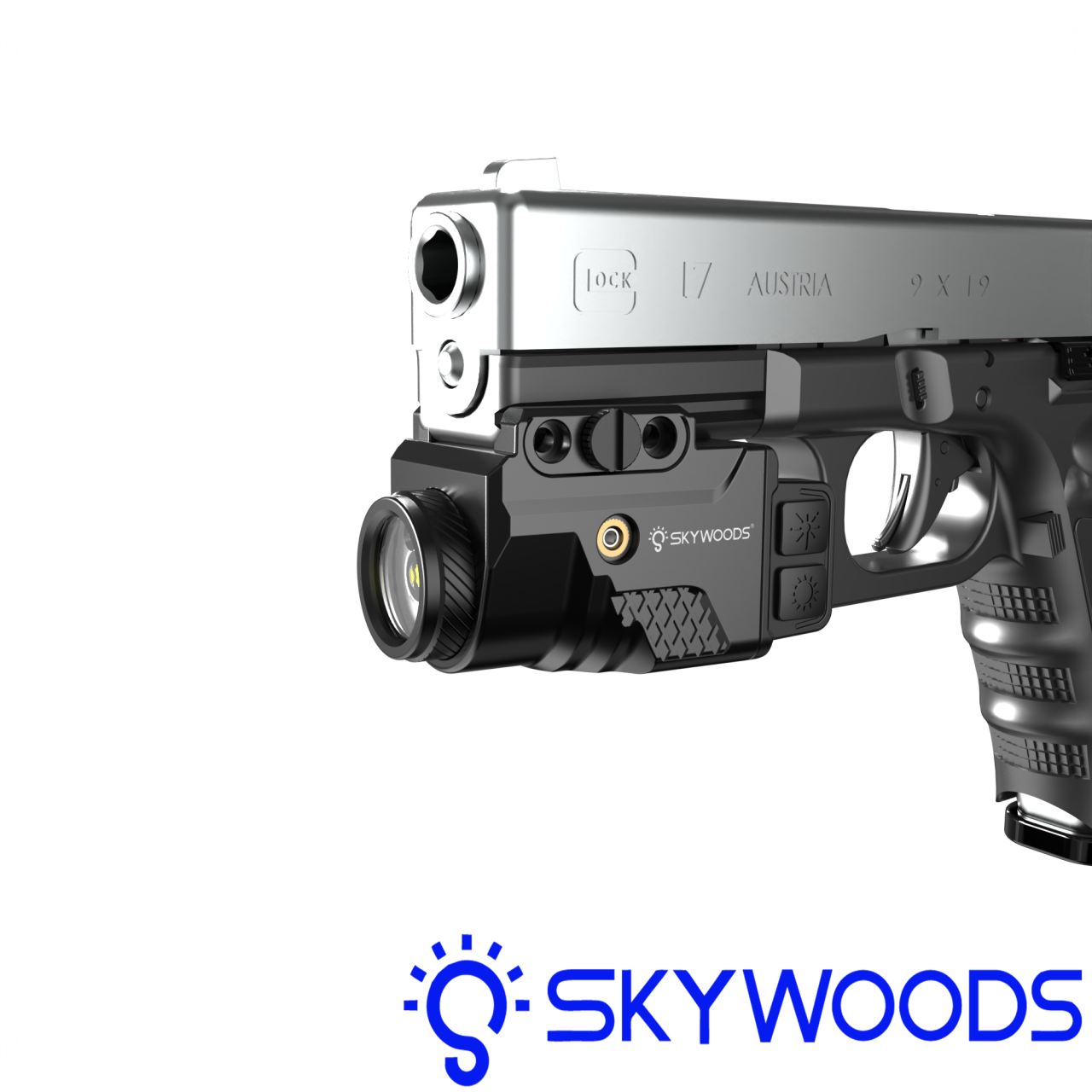 Skywoods PL480G(綠雷射) 480流明 戰術槍燈 防水 防塵 防震