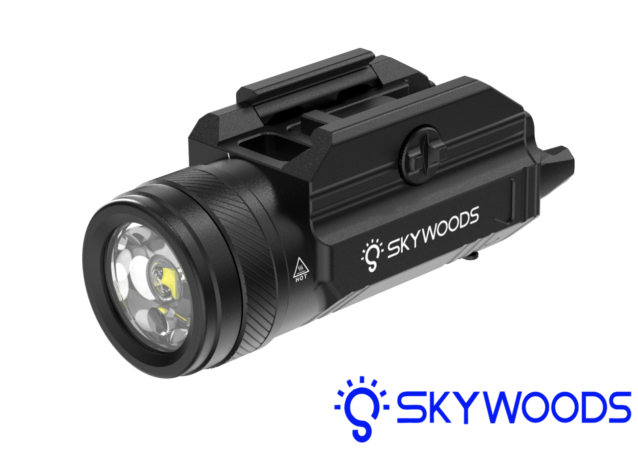 Skywoods PL800G(綠雷射) 800流明 戰術槍燈 防水 防塵 防震