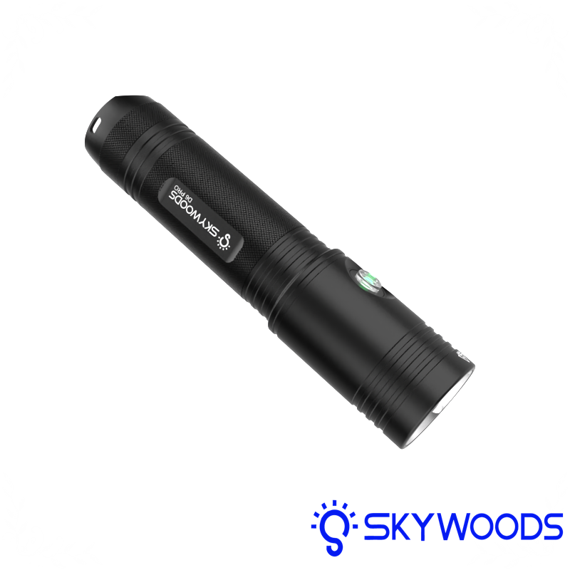 Skywoods D6 PRO 2000流明 潛水手電筒 水陸兩用 夜潛戶外防水 自由潛水