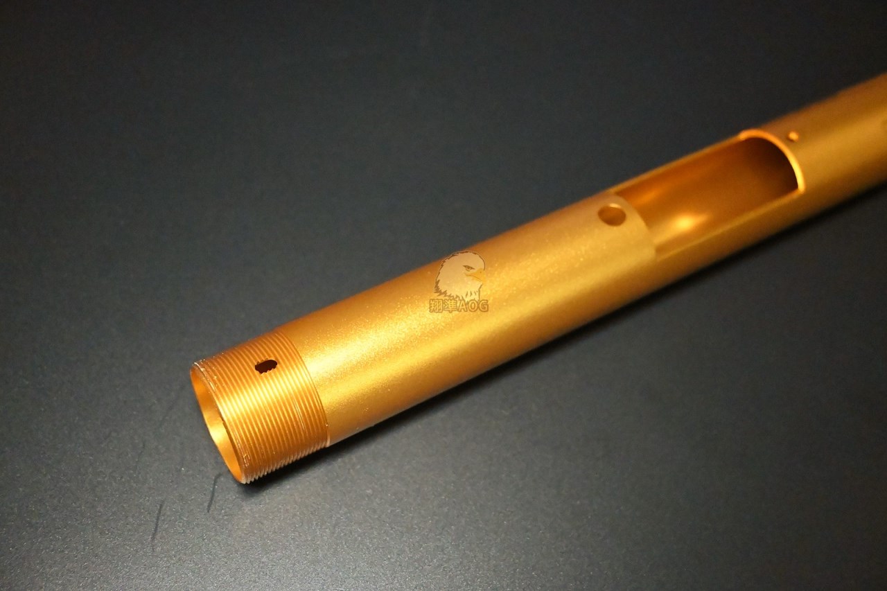 神龍SLONG VSR-10外管金色 狙擊槍外管 槍管 CNC金屬材質 鋁合 SL02006G