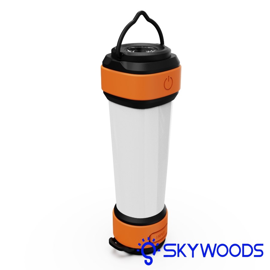 Skywoods 500流明 四合一強光燈 L70931 露營燈 集驅蚊 行動電源 手電筒 警示燈 戶外 夜晚 手提