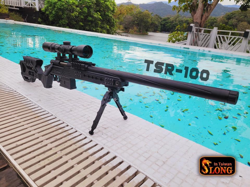 神龍 (黑) SLONG TSR-100 戰術槍身 槍托 本體 For VSR 狙擊槍 SL02001A