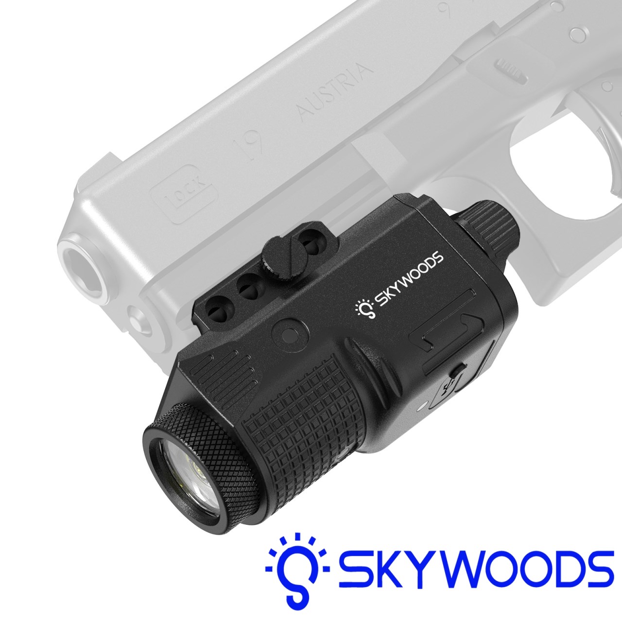 Skywoods PL460 460流明 聚光燈 戰術槍燈 雷射器 強光戰術燈 寬軌 防水 防塵 防震