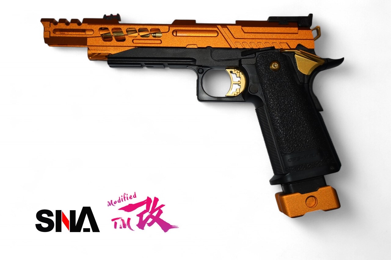 【改】SNA HI-CAPA 紅金 比賽競技版 瓦斯手槍 MARUI 核心+CNC改裝鋁合金