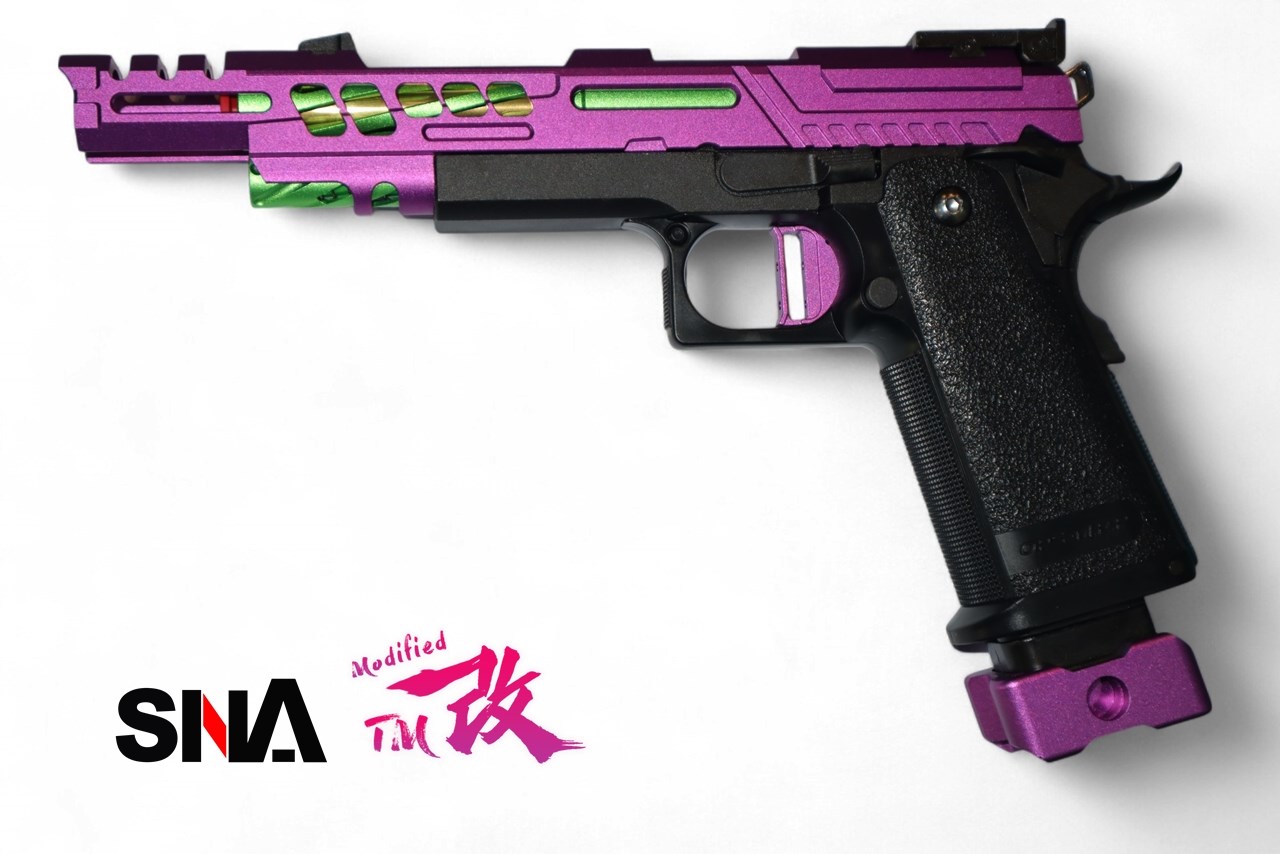 【改】SNA HI-CAPA 紅金 比賽競技版 瓦斯手槍 MARUI 核心+CNC改裝鋁合金