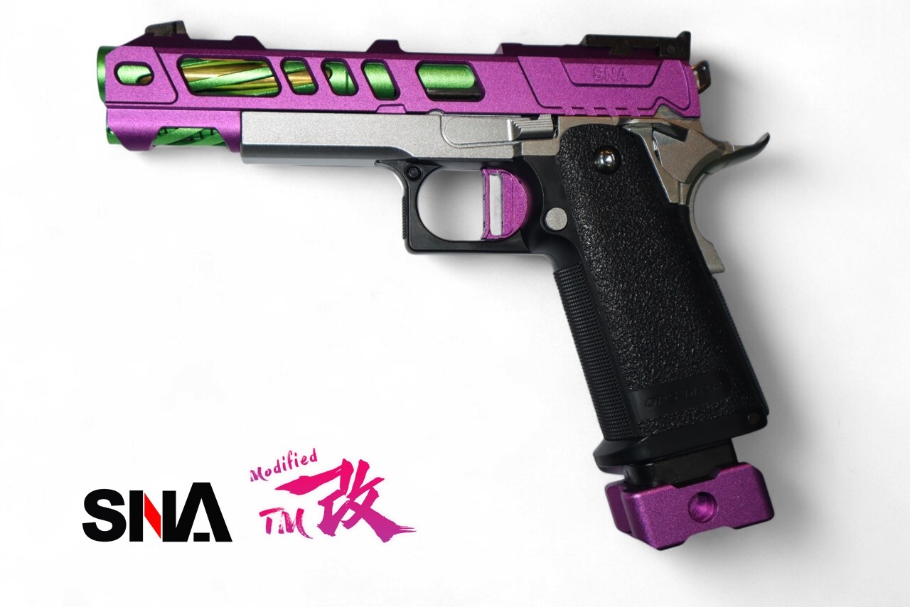 【改】SNA HI-CAPA 紅金 比賽競技版 瓦斯手槍 MARUI 核心+CNC改裝鋁合金