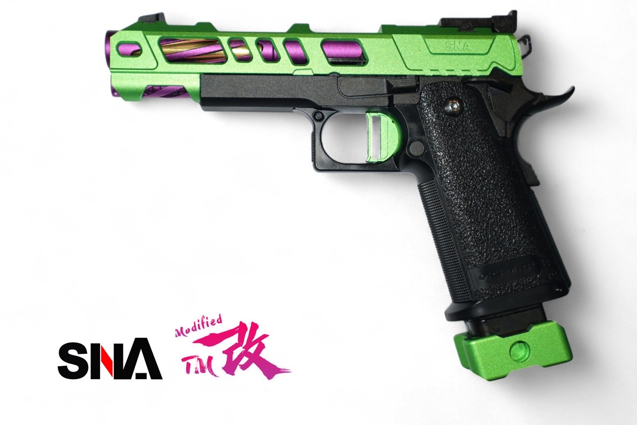 【改】SNA HI-CAPA 紅金 比賽競技版 瓦斯手槍 MARUI 核心+CNC改裝鋁合金