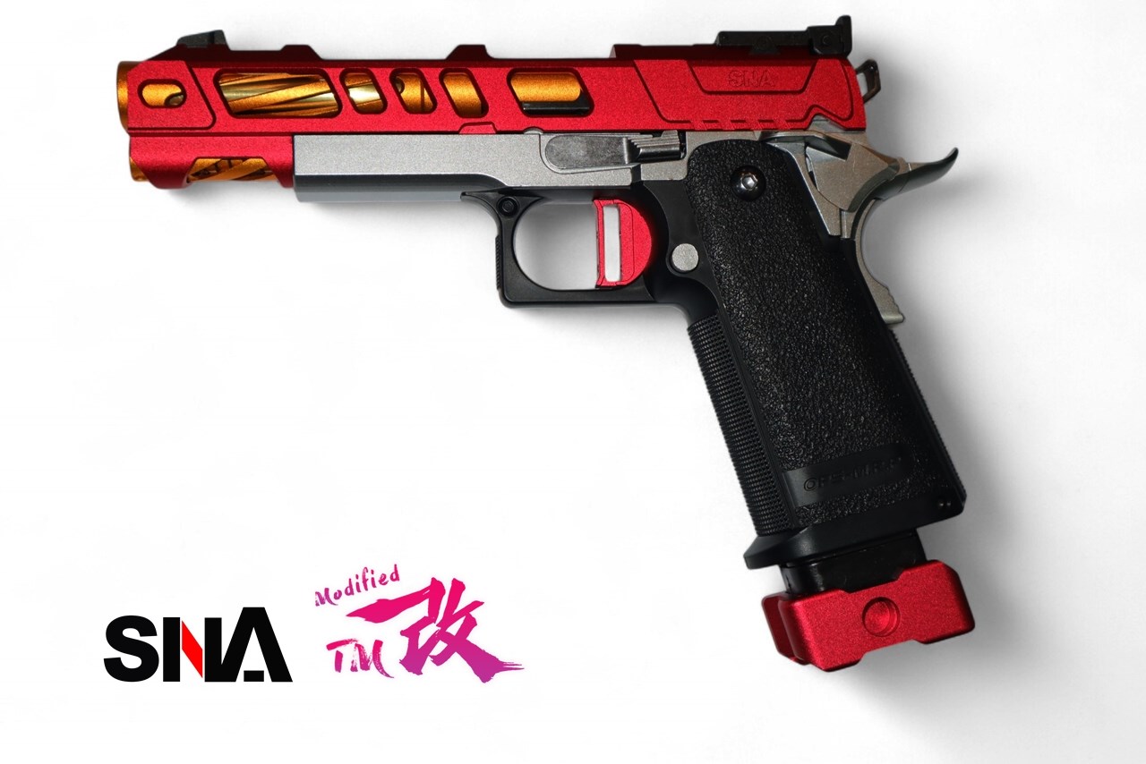 【改】SNA HI-CAPA 紅金 比賽競技版 瓦斯手槍 MARUI 核心+CNC改裝鋁合金