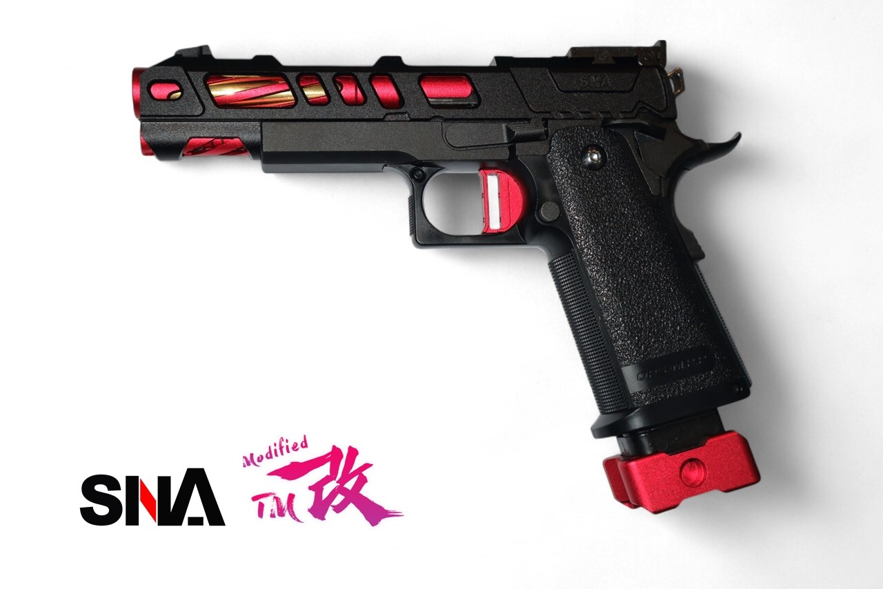 【改】SNA HI-CAPA 紅金 比賽競技版 瓦斯手槍 MARUI 核心+CNC改裝鋁合金