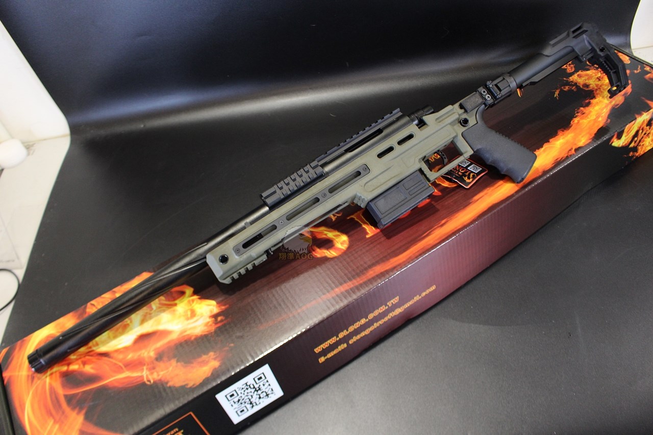 SLONG CSR-10 BK 神龍 (綠) (短版) 頂級配件 VSR 空氣狙擊槍
