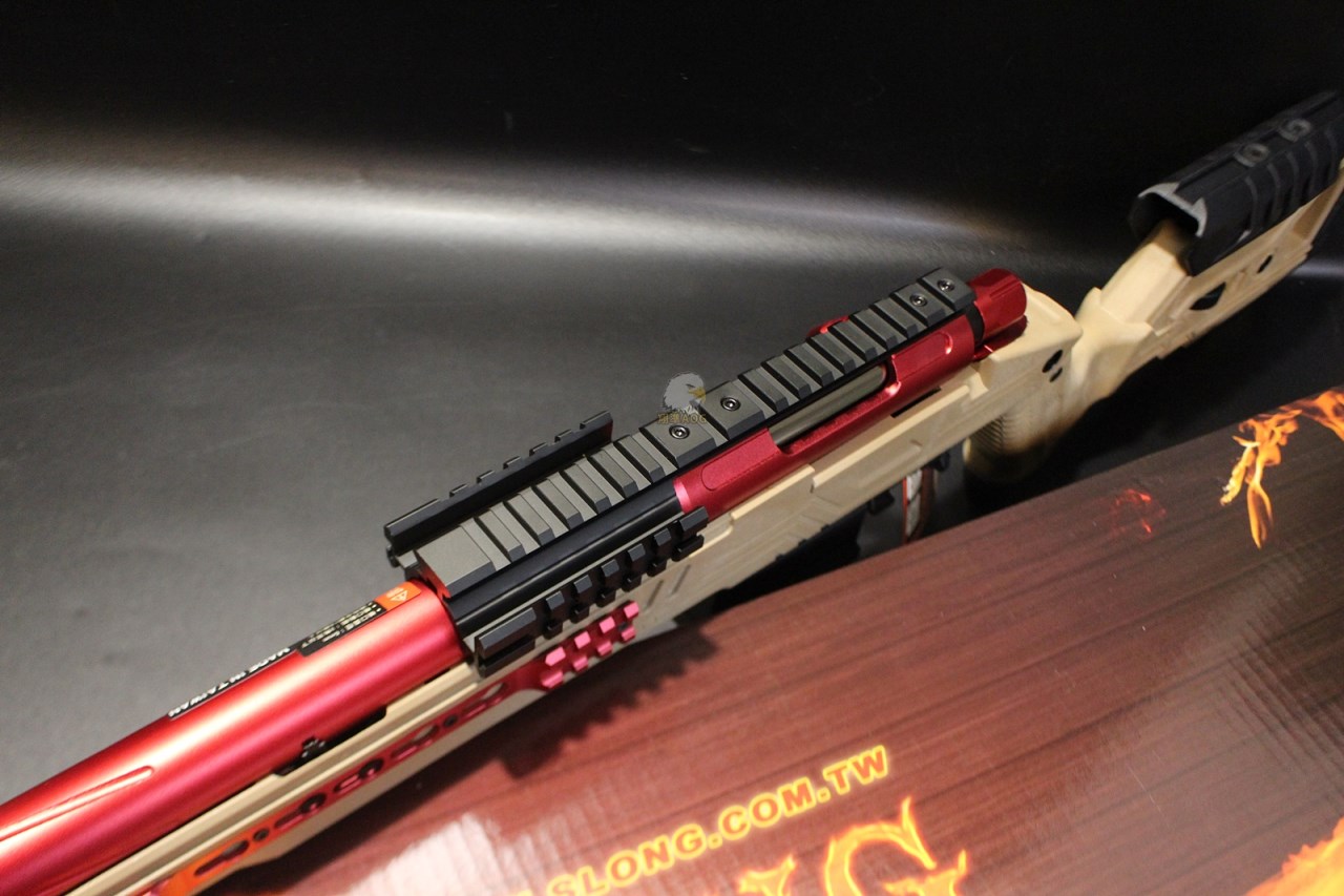 神龍 頂級TSR-100特戰狙擊 沙+紅 165M/s 手拉狙擊槍 SL-BTSR-100