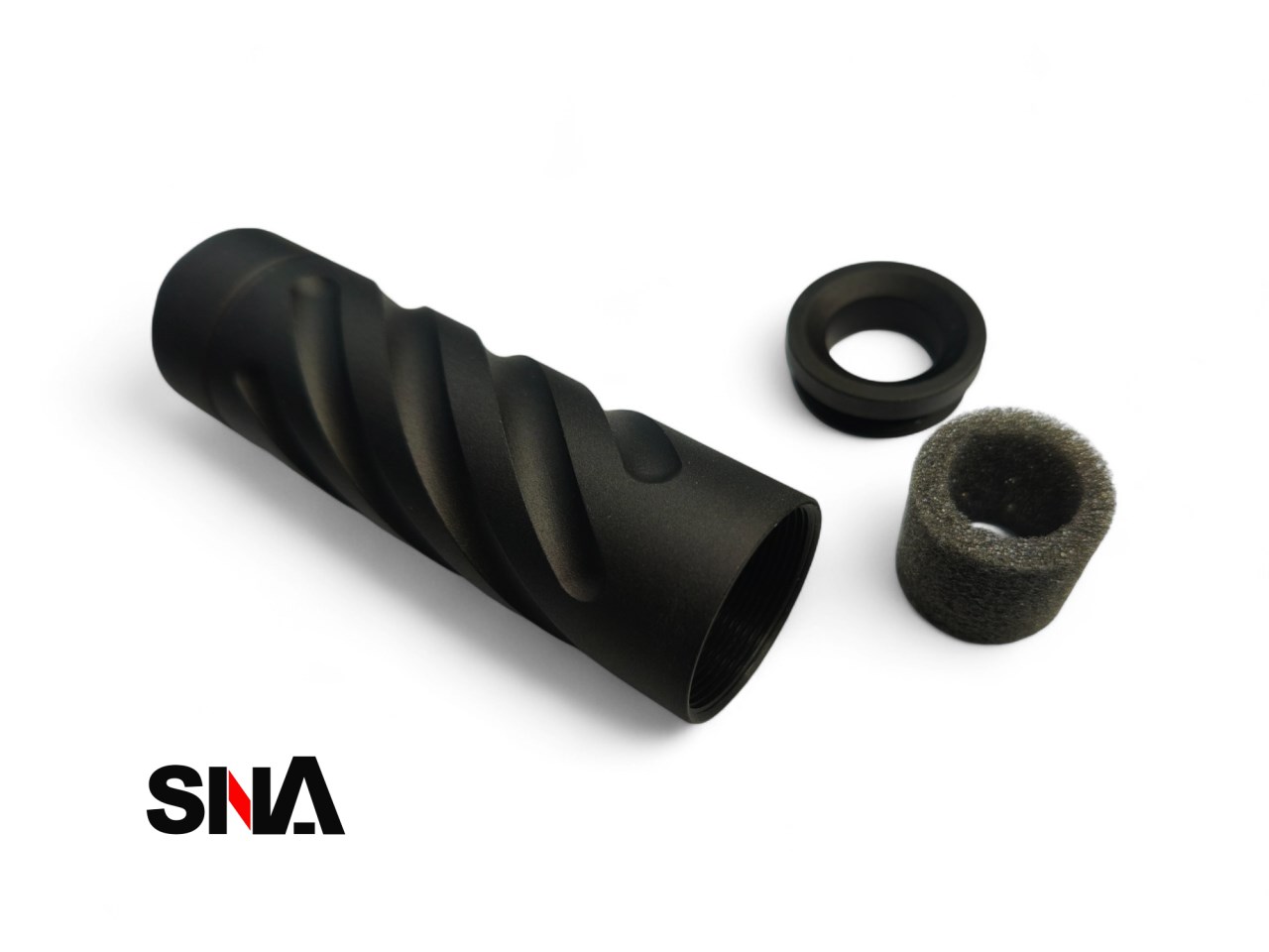 SNA AIRSOFT MOCK SUPPRESSOR WITH FOAM