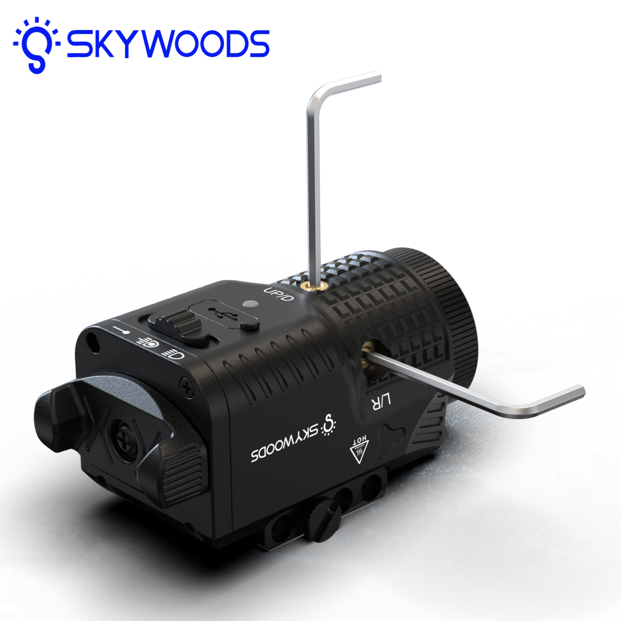 Skywoods PL690 槍燈+雷射  690流明 USB充電 軍規戰術槍燈 防震 防水