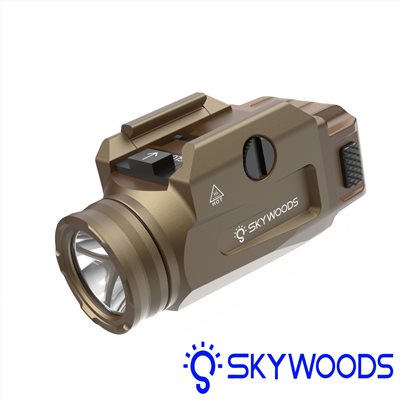 Skywoods 戰術槍燈(沙) PL520 XPL-V6 寬軌 1913 Glock 導軌 強光燈