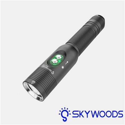 Skywoods D6GL-1200 1200流明 潛水手電筒 水陸兩用 夜潛戶外防水 自由潛水