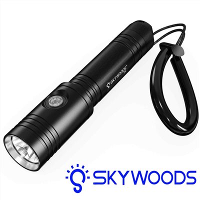 Skywoods D6S 潛水手電筒 水陸兩用 夜潛戶外防水 自由潛水