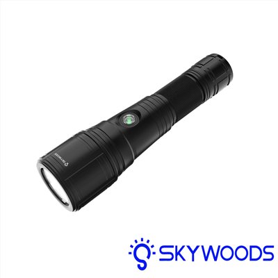 Skywoods D6S PRO 3000流明 潛水手電筒 水陸兩用 夜潛戶外防水 自由潛水