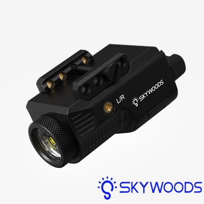 Skywoods PL460R/G/B 槍燈+綠/紅/藍雷射 460流明 聚光燈 戰術槍燈 雷射器 強光戰術燈 寬軌 防水 防塵 防震