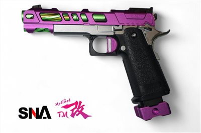 【改】SNA HI-CAPA 紅金 比賽競技版 瓦斯手槍 MARUI 核心+CNC改裝鋁合金