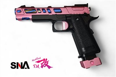 【改】SNA HI-CAPA 紅金 比賽競技版 瓦斯手槍 MARUI 核心+CNC改裝鋁合金