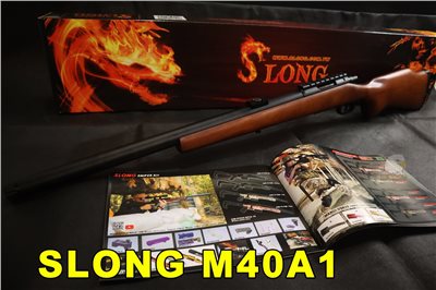 SLONG 神龍 M40A1 手拉狙擊槍 實木 全金屬 頂級 VSR10 165M/S BWSR-100