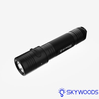Skywoods TL1200 1200流明 戶外 可充電手電筒 防塵 防水